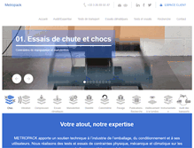 Tablet Screenshot of metropack.fr