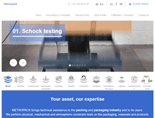 Tablet Screenshot of metropack.eu
