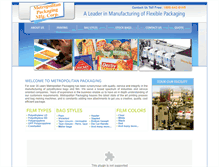 Tablet Screenshot of metropack.com